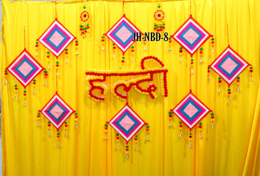 Haldi Ceremony Complete Backdrop